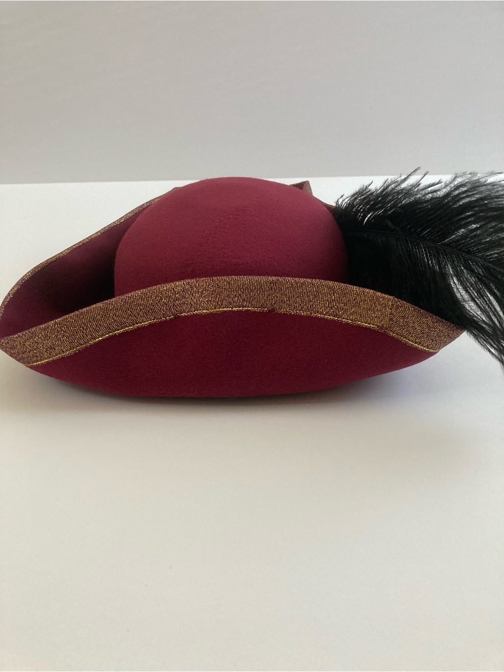 Disney Parks Pirates of the Caribbean Redd Feather Tricorn Hat - Picture 7 of 11